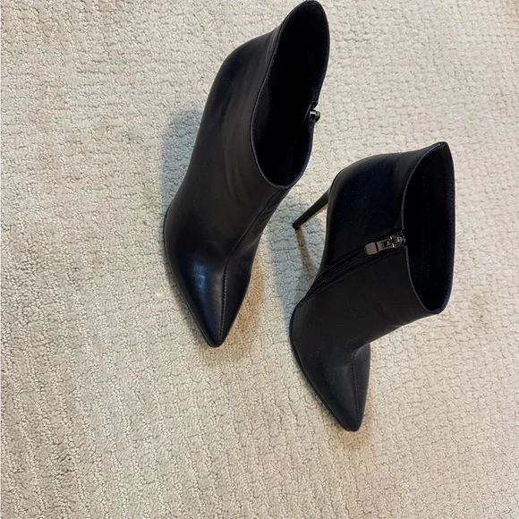 Black Stiletto Ankle Boots - Picture 2 of 2